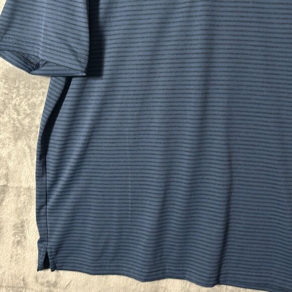 Walter Hagen Blue Striped Short Sleeve Goof Polo Size Large - Picture 5 of 8